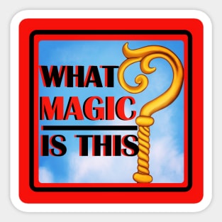 Illustrated What Magic is This? Logo Sticker